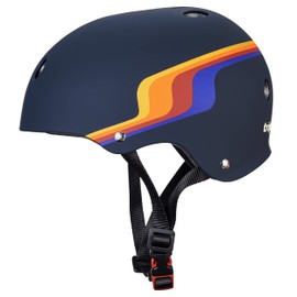 Triple Eight The Certified Sweatsaver Helmet for Skateboarding, BMX, and Roller Skating, Pacific Beach, Large/X-Large