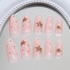 Hkanlre Cute Fake Nails Tips Dot Press on Nails Full