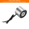 uxcell Round Solenoid Electromagnet DC 24V 180N 44LB/20Kg Electric Magnet