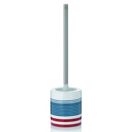 kela Toilet Brush Set Atlantic Collection, Red/White/Blue