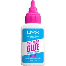 NYX Professional Makeup The Face Glue Primer, Prebase de maquillaje. Hidratación por 24 hrs. Fija el maquillaje hasta por 24 hrs - Tono transparente, 35 ml