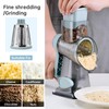 Cheese Grater Rotary vegeteble Slicer Chopper,Versatile Cheese Shredder,Blades for Shredding,