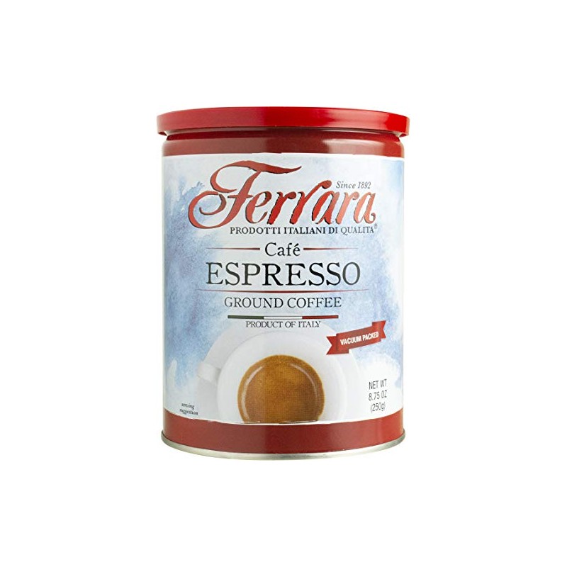 Ferrara Cafe Espresso Ground Coffee, 8.75-Ounce Cans (Pack of 4)