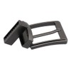 GSHLLO 35mm Metal Rectangular Belt Buckle Replacement Reversible Swivel Belt