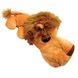 My Poochie's Paradise Dog Toy Super Cute Stuffed Plush Poly FatHedz Mini Squeaker Choose Character 7" (Lion)
