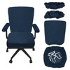sourcing map Office Chair Covers, Stretchable Rotating Chair Slipcover Desk
