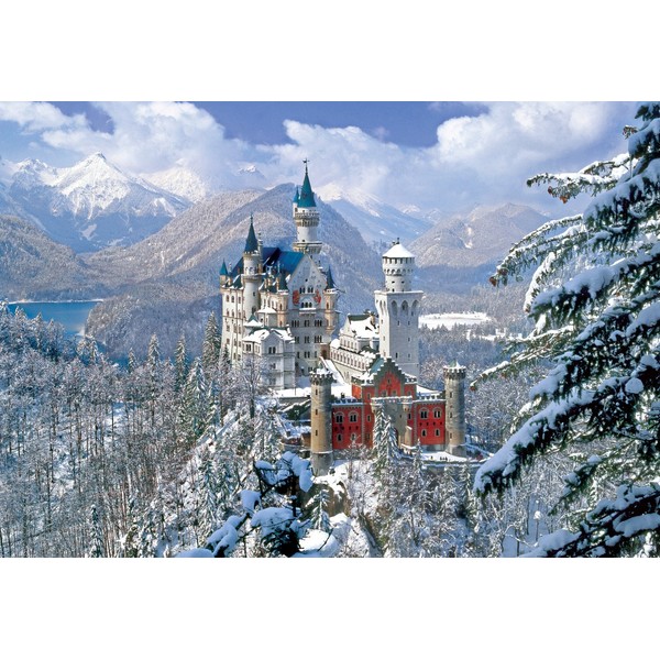 Winter at Neuschwanstein Castle 2000pc Jigsaw Puzzle