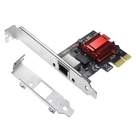 Tarjeta de red PCIe 2.5GBase-T, adaptador de red RTL8125B, adecuado para 2500/1000/100Mbps PCI Express Gigabit Ethernet RJ45, driver LAN compatible con Windows/Linux/MAC