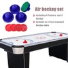 JS&YY Air Hockey Pucks and Paddles,Set 4 Pushers and 4