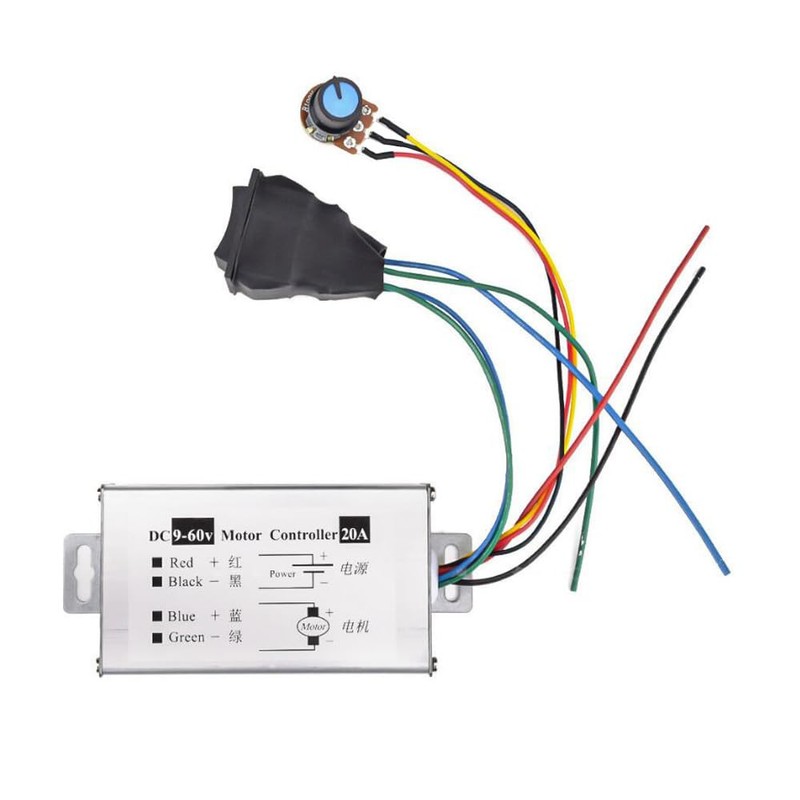 2PCS DC Motor Speed Controller DC 12V 24V 36V 48V