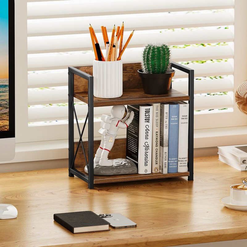 Giikin Kitchen Countertop Organizer, 2 Tier Spice Rack Organizer for