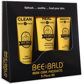 Bee Bald Bee Bald 3 Piece Daily Skin Care Regimen Kit