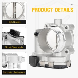 2.0L Electric Throttle Body Fit for Land Rover Discovery Sport 2015-2019, for LR2 2013-2015, for Range Rover Evoque 2012-2013, Replace for LR024970 0280750556