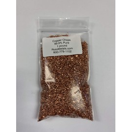 RotoMetals Copper Chop (1 Pound | 99.9+% Pure) Raw Copper Metal