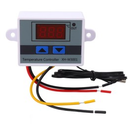 Natudeco Temperature Controller -50℃ To 110℃ Temp Regulator Control Switch Digital Display Thermostat Temp Regulator Digital Temperature Controller(100~220V1500W)