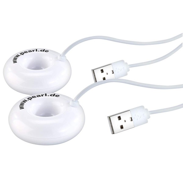 PEARL Aroma Diffuser USB: Set of 2 USB Mini Humidifier & Diffuser with Ultrasonic Nebuliser (Mini Ultrasonic Nebuliser)