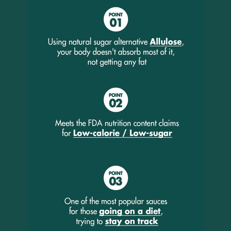 VIVID KITCHEN Low-Calorie Ketchup Sauce - 2 Pack - Zero