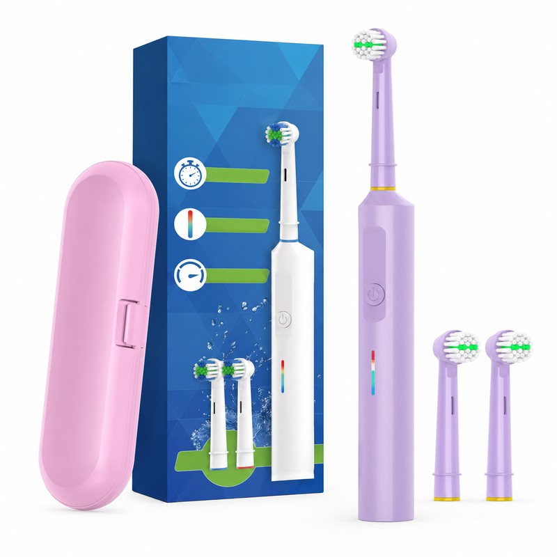 Rotating Electric Toothbrush for Daily Oral Care – USB Rechargeable