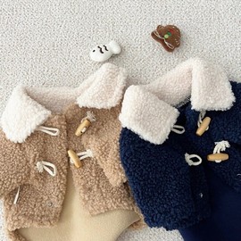 Autumn Winter Thick Warm Dog Cat Buckle Polar Fleece Jacket for Small Teddy Yorkshire Breeds Dog M/Khaki (099)