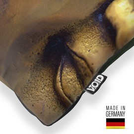 VOID Golden Buddha Cushion Cover Polyester Waterproof Outdoor Indoor Cushion Size: 60 x 60 cm