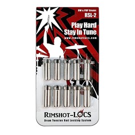 Rimshot-Locs Drum Tension Rod Locking System, DW/PDP Thread, Max 3/4" Shoulder