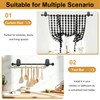 KAMANINA Curtain Rods No Drilling for Windows 32 to 86