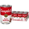 Campbell's Condensed Beefy Mushroom Soup, 10.5 oz Can (12 Pack)