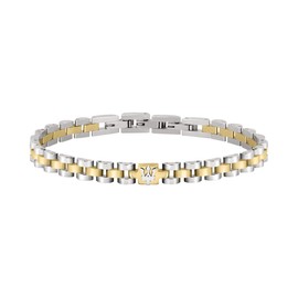 Maserati Jewels Men's Bracelet 21cm Stainless Steel PVD JM320AST08, Stainless Steel, No Gemstone