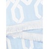 Little Giraffe Bliss Windowpane Blanket 30" x 40", Blue