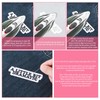 Mabor 4 Pcs Funny Iron On Patches, A Little Bit