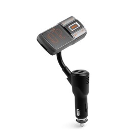 Technaxx FMT1350BT Transmitter & Bass Booster Audio Streaming, Bass Amplification Button, Music, Car, Bluetooth, USB, Microphone, Quick Charge QC3.0, MicroSD, Hands-Free Kit