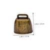 Levemolo DIY Farming Accessories 4pcs Cattle Bells Motif Sheep Bell