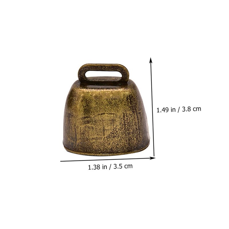 Levemolo DIY Farming Accessories 4pcs Cattle Bells Motif Sheep Bell