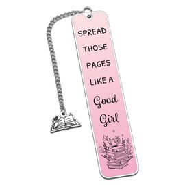 Funny Bookmarks for Women Girls Adult Spicy Metal Bookmark for Book Lovers Book Marks for Reading Women Bookish Bookworm Book Accessories Valentine's Day Birthday Christmas Gift 3