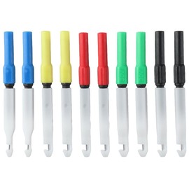 HOBBYIN 10pcs Insulation Wire Piercing Probes,0.7mm Test Probe Pins, Automotive Diagnostic Test Repair Tools Needle Piercing Clip Test Probe