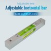 High precision aluminum alloy metal adjustable level bubble small square