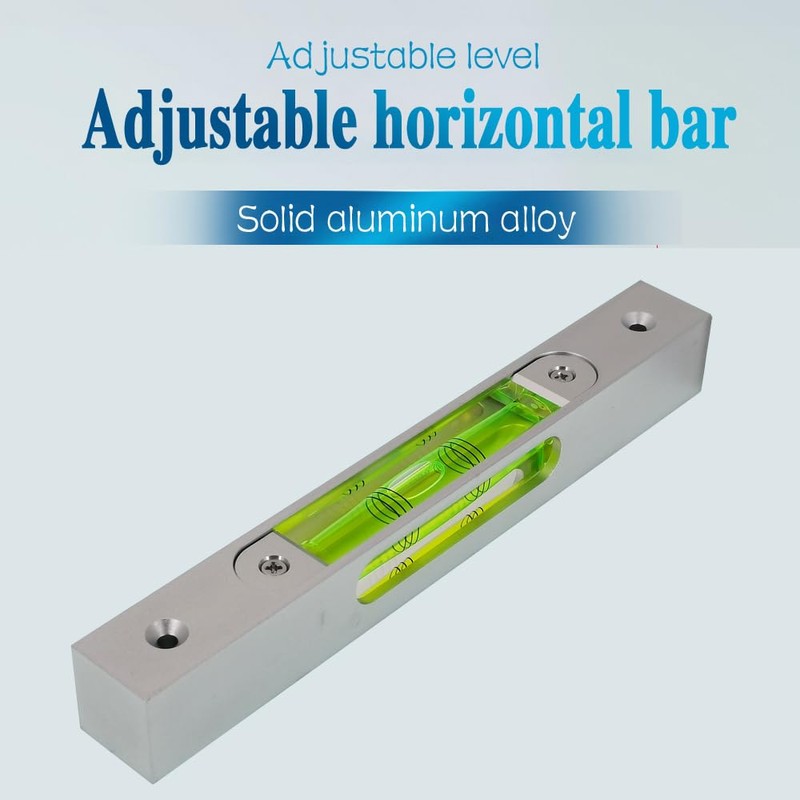 High precision aluminum alloy metal adjustable level bubble small square