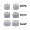 Klowcok Memory Foam Ear Tips Replacement for Sony WF-1000XM6 Earbuds,