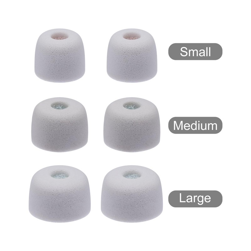 Klowcok Memory Foam Ear Tips Replacement for Sony WF-1000XM6 Earbuds,