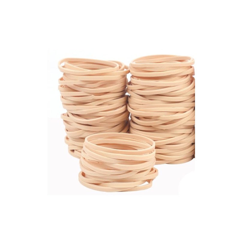 AMUU #33 Elastic Rubber Bands - 200 Pieces for Office