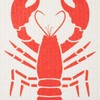 Globetrotting Merchant Swedish Dishcloths 2 Pack (Lobster Print) Eco Friendly,