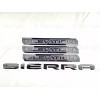 GMC 4PCS Gloss black Door Rear Elevation Sierra Emblems Badge