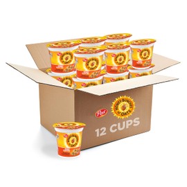 Honey Bunches of Oats Honey Roasted Breakfast Cereal Cup with Oats and Granola Clusters, Easy On-The-Go Breakfast or Snack, 2 oz Cup (Pack of 12)
