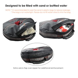 MaxxMMA Double Ended Heavy Bag with Anchor (unfilled), Core Training Equipment, Multifunctional Weight Bag, Adaptable Weights