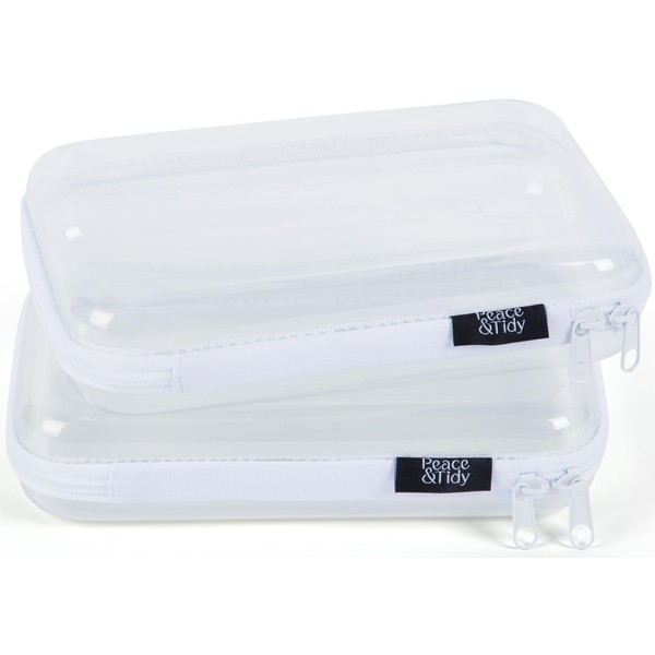 Peace & Tidy Peace & Tidy Clear Zippered Storage Bin