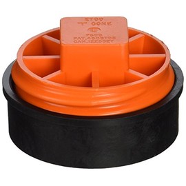 IPS 86390 3-Inch T-Cone Cleanout Test Plug, 1-Pack