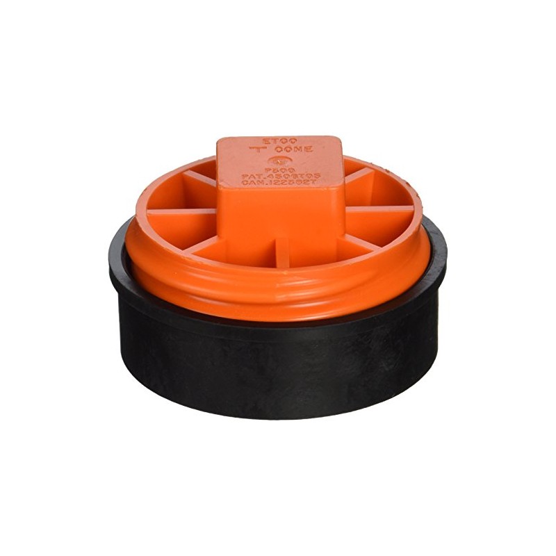 IPS 86390 3-Inch T-Cone Cleanout Test Plug, 1-Pack