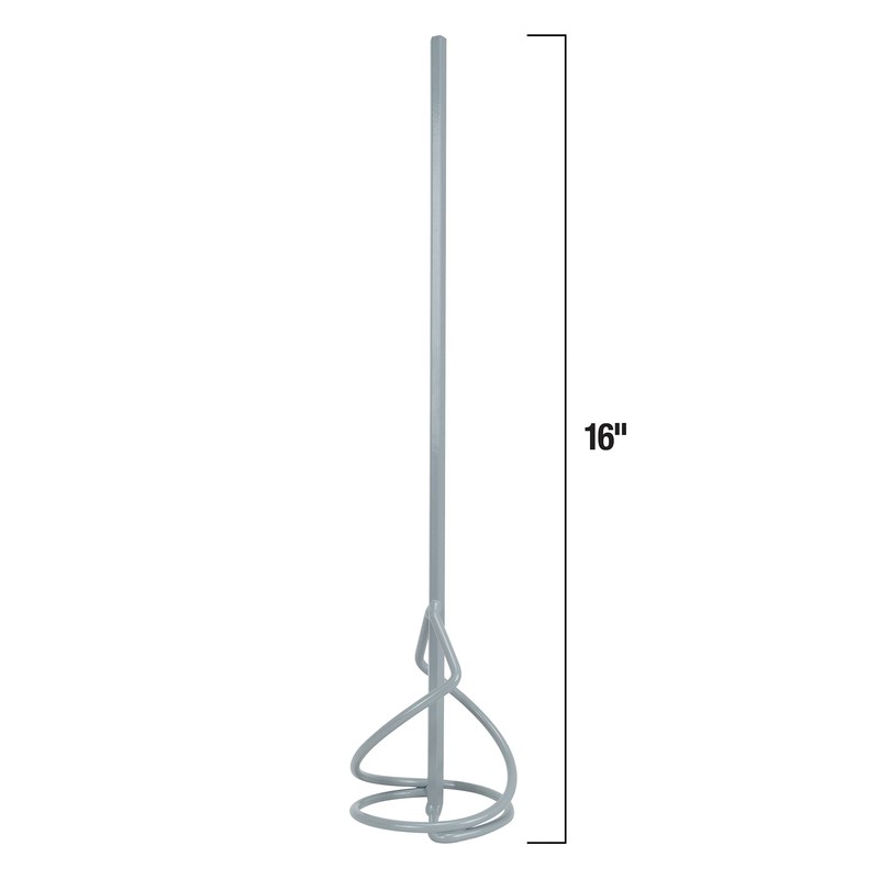 QEP 61210 16 in. Steel Universal Thinset and Grout Mixing