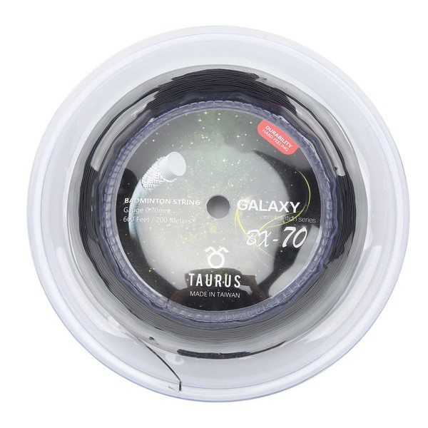 Buachois Badminton Racket String, 200 m, Highly Elastic Badminton String,