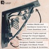 Starby Heavy Duty Wall Shelf Brackets ~ Metal Corbel Supports